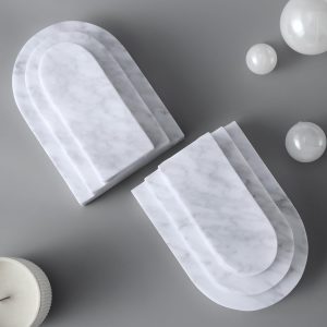 Nature Marble Decorative Art Bookends
