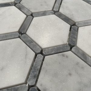Natural Marble Stone Subway Tile,Hexagon, 2 inch