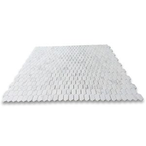 Natural Marble Stone Subway Tile,Long Hexagon,1*2 inch